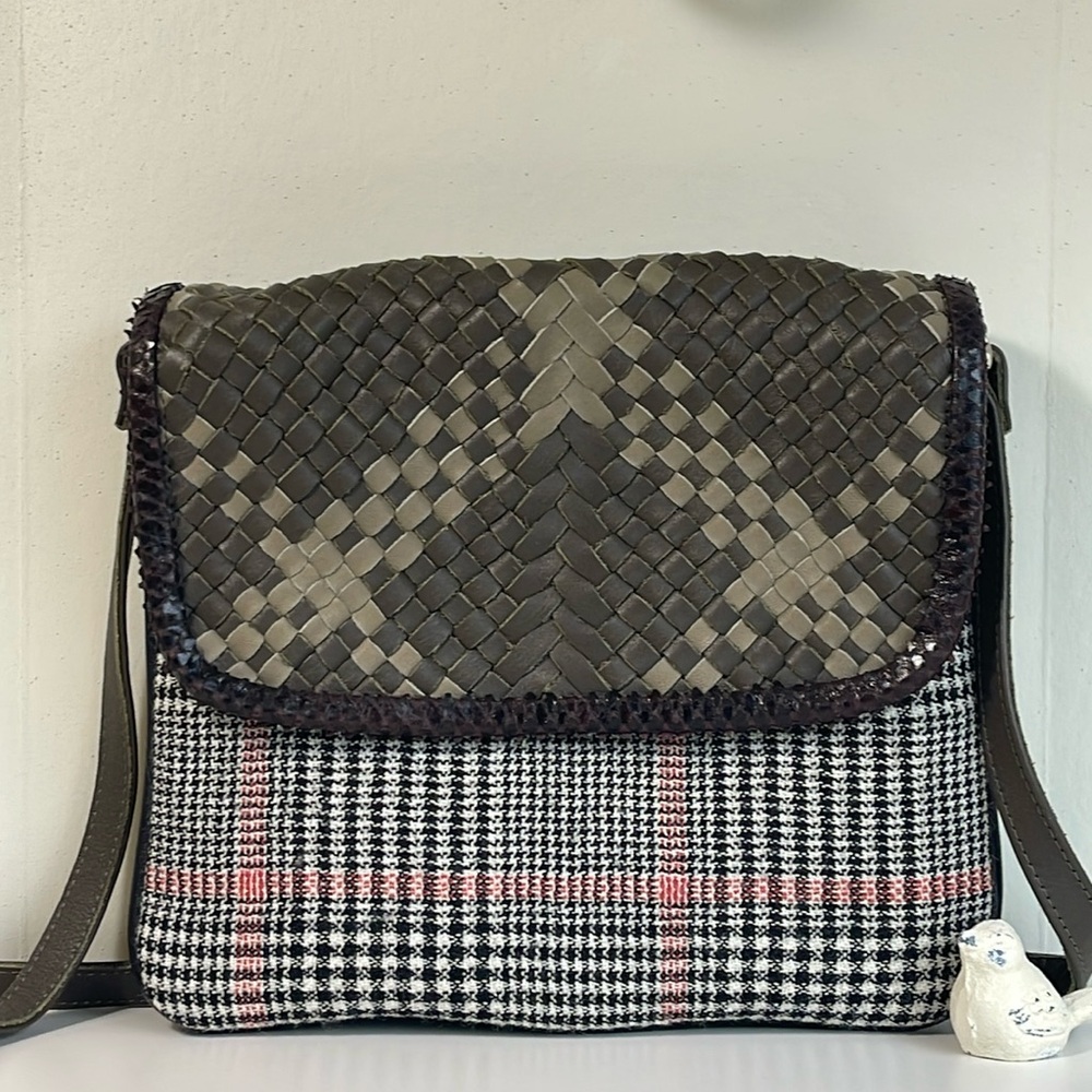 Claramonte By Anthropologie Genuine Leather Crossbody Bag